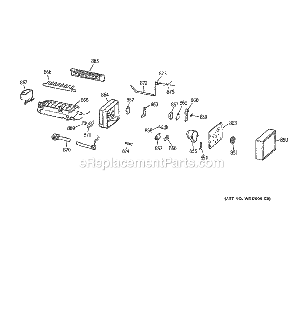 GE TBX18JABQRWW Refrigerator Page E Diagram