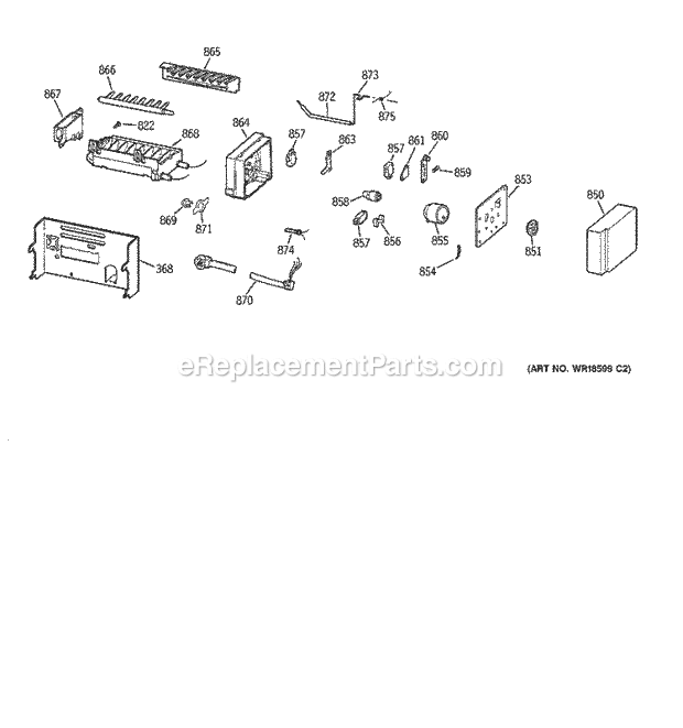 GE TPG24BFCCBB Refrigerator Icemaker Wr30x0331 Diagram