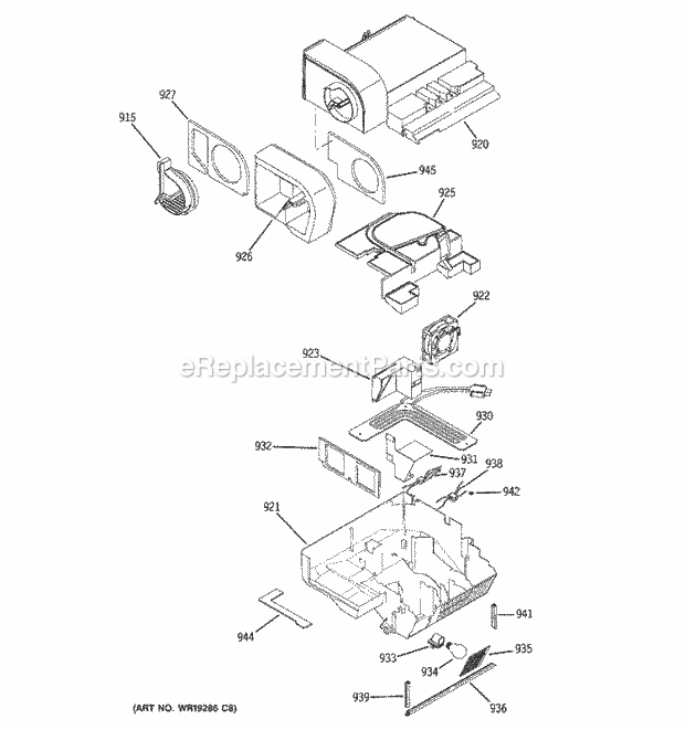 GE ZFSB26DRHSS Refrigerator Custom Cool Diagram