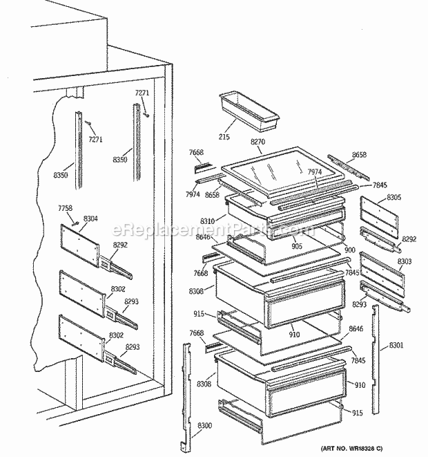 GE ZISS42DAASS Refrigerator Page F Diagram