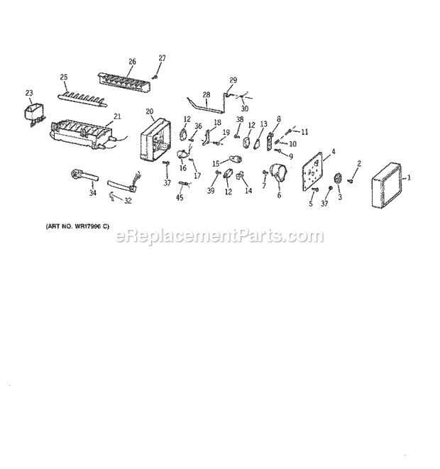 GE ZISW42DYA Refrigerator Page H Diagram