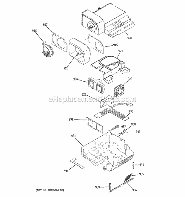 GE ZSG27SGSBSS Refrigerator Custom Cool Diagram