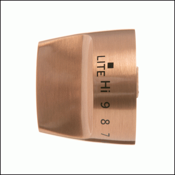 Brushed Copper Multi-ring Knob - WB03X31891:GE