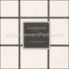 GE Mylar Cover Black part number: WB02X10559