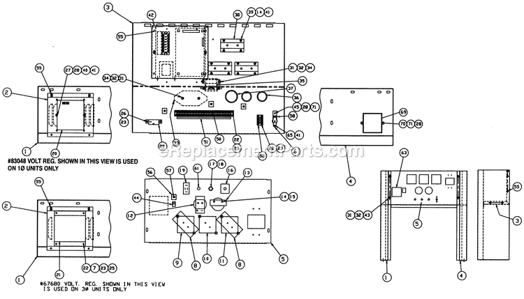 Generac 0041280 (3166886 - 3233149)(2014) 20kw-1.5lp-1ph-Nts-Sae -11-24 Generator - Liquid Cooled Control Panel Diagram