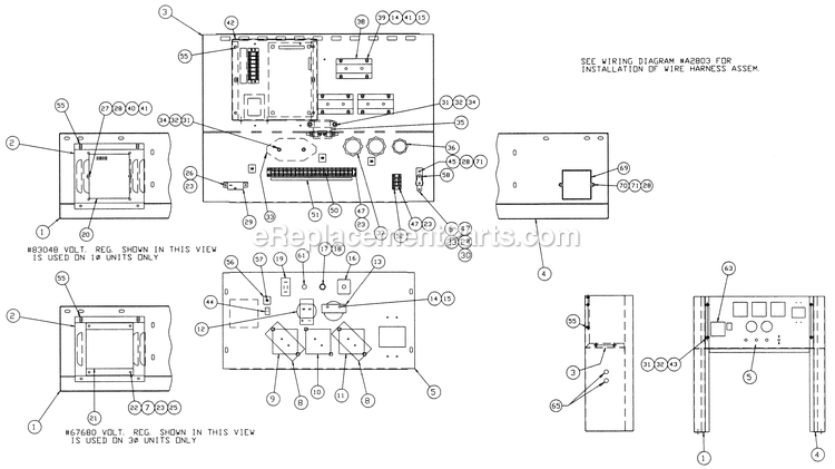Generac 0041900 (328208 - 3505620)(2014) 25kw,1ph,1.5,ng,home -11-24 Generator - Liquid Cooled Control Panel Diagram
