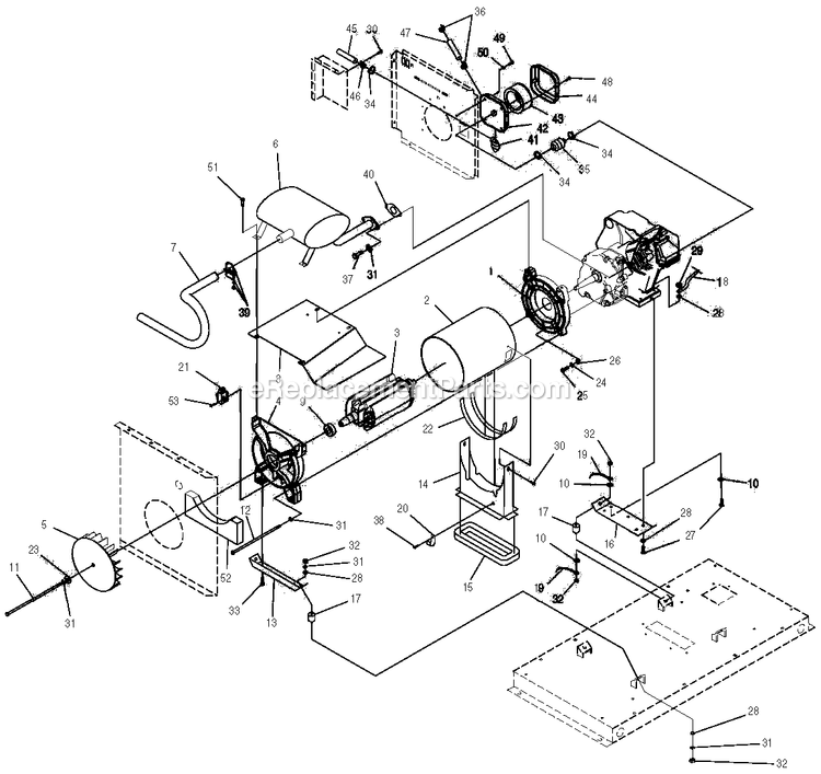 Generac 0044562 (3005092 - 3894335)(2014) Obs 12kw 990hsb+t/Swandloadcntr -08-04 Generator - Air Cooled Generator (2) Diagram