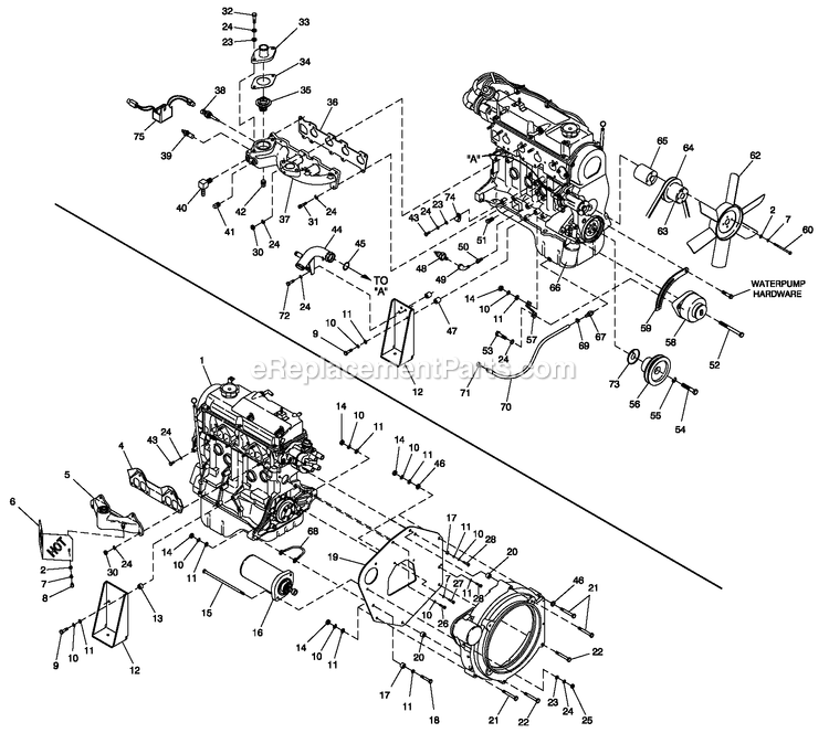 Generac 0047210 (3681256)(2014) Ul Grdn 15kw Ng/Lpv W/100a Ts -11-24 Generator - Liquid Cooled Ev Engine Common Parts 1.5l Diagram