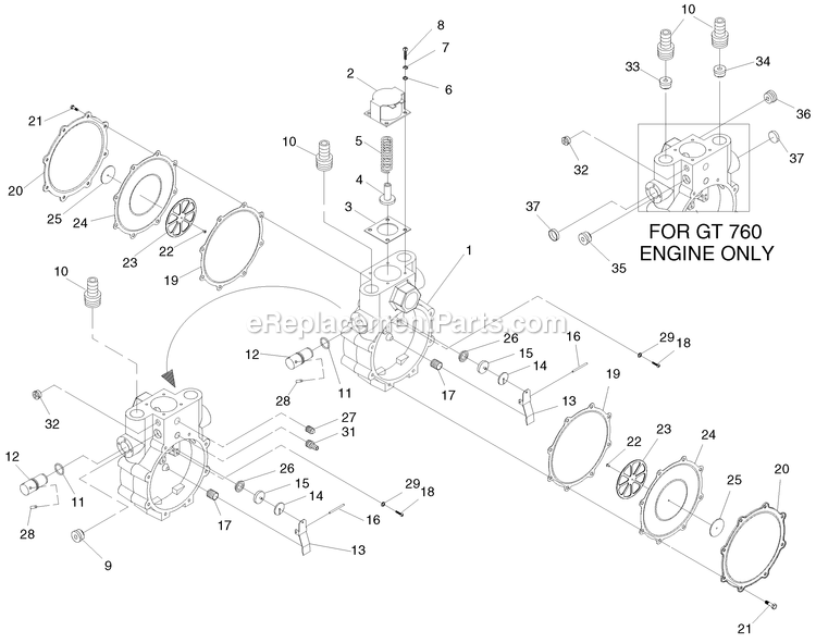 Generac 0047591 (3718149 - 3902887)(2014) Obs12kw Hsb Guardian No Switch -08-04 Generator - Air Cooled Gas Regulator Diagram