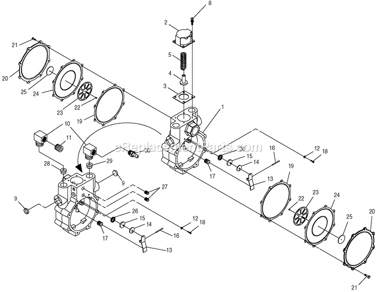 Generac 0049160 (3895727 - 3895751)(2004) Obs 11kw Gt990 Hsb Quietsource -03-30 Generator - Air Cooled Regulator (2) Diagram