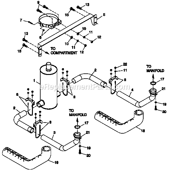 Generac 0049482 (3797305 - 3980598)(2004) Sg30 3.0l G3 Ng/Lp Aco Steel -09-07 Generator - Liquid Cooled Ev Muffler 3.0l G3 Hsb Diagram