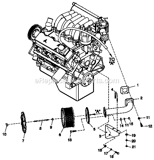 Generac 0049882 (4060538 - 4163236)(2005) Sg30 3.0l Ford Guardian Ng/Lp -05-26 Generator - Liquid Cooled Ev Air Cleaner Hsb Diagram