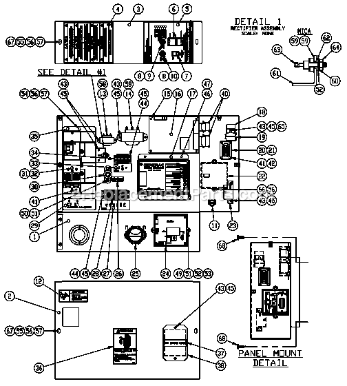 Generac 0049910 (3813603 - 3989589)(2004) 40kw 3.9l Home Standby Sound -09-20 Generator - Liquid Cooled Ev Control Panel 120/240 150-200 Diagram