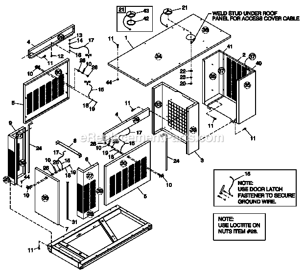 Generac 0050400 (3904874 - 4100822)(2007) Obs 2.5l Hsb Guardian Elite -06-27 Generator - Liquid Cooled Ev Encl Aco 2.5l G3 Diagram