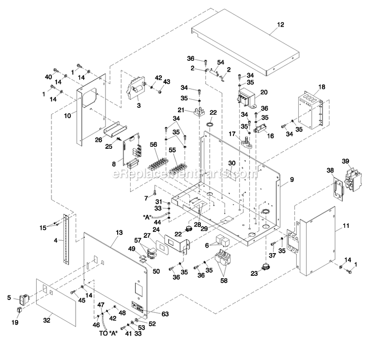 Generac 0050402 (4059474 - 4208341)(2014) Obs Hsb 25kw Guardian Elite -11-24 Generator - Liquid Cooled Control Panel Diagram