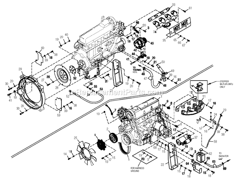Generac 0050402 (4059474 - 4208341)(2014) Obs Hsb 25kw Guardian Elite -11-24 Generator - Liquid Cooled Engine Diagram
