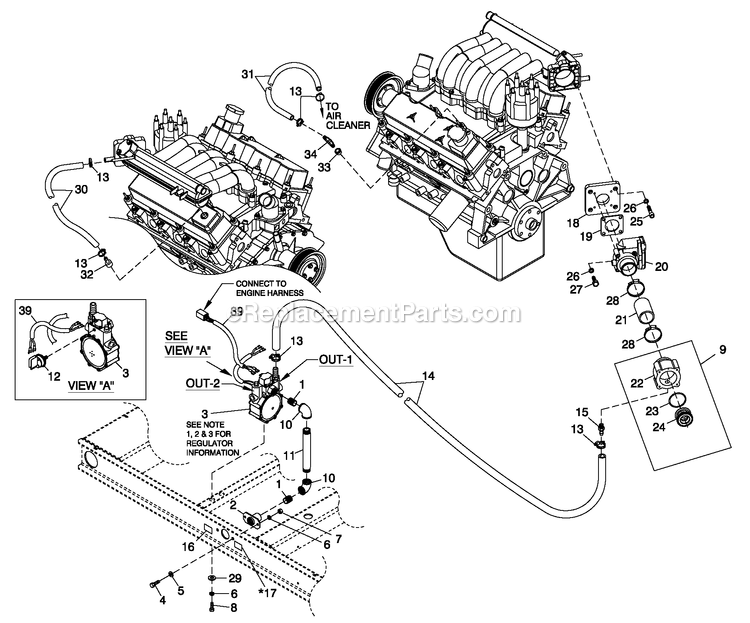 Generac 0052200 (4338651 - 4341464)(2006) 30kw 3.0 240 1ph Al Qtsce -01-18 Generator - Liquid Cooled Fuel Nat. Gas And Lp Vapor 3.0l Ford 4-Pole Diagram