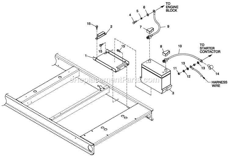 Generac 0052230 (4357690 - 4724104)(2007) 40kw 3.9 240 1ph Stl Centurion -02-19 Generator - Liquid Cooled Ev Battery Diagram