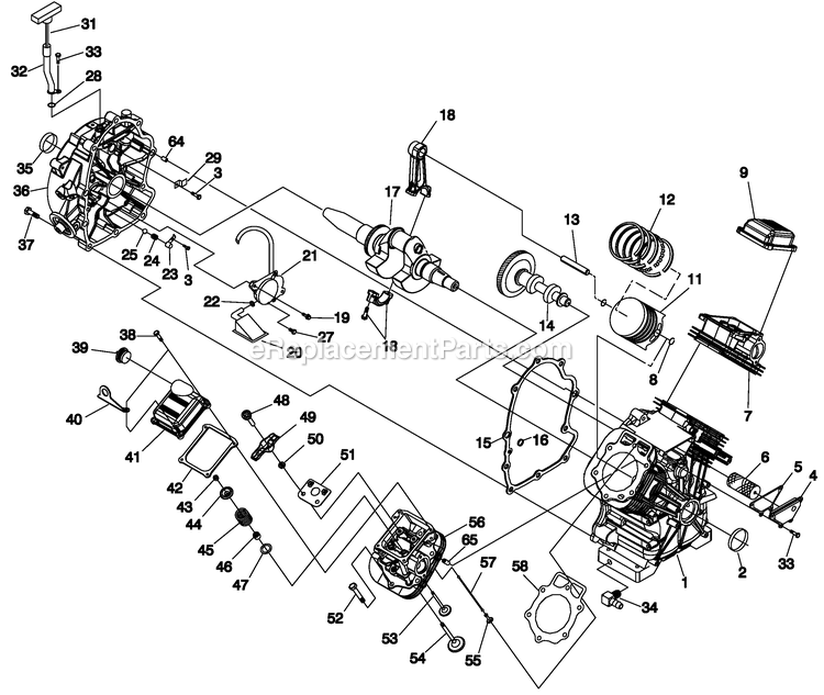 Generac 0052421 (4936704 - 4939087)(2008) 13kw Gt990 Guardian +12c L/Ctr -01-14 Generator - Air Cooled Engine (3) Diagram