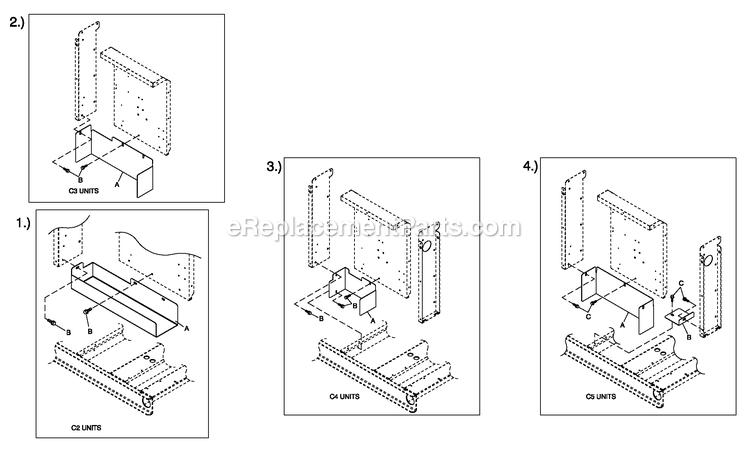 Generac 0052610 (4361374 - 4369997)(2006) 45kw 2.4 240 1p Stl Grdn Elit -03-08 Generator - Liquid Cooled C4 Cb Connection Box Shielding C2//C4 Diagram