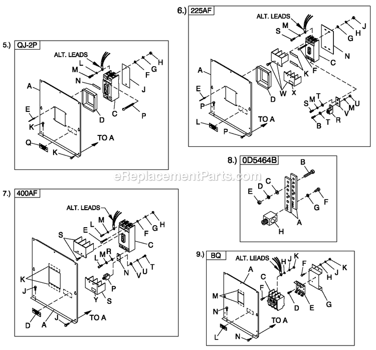 Generac 0052610 (4361374 - 4369997)(2006) 45kw 2.4 240 1p Stl Grdn Elit -03-08 Generator - Liquid Cooled Cpl C2 And C4 Flex Hsb Diagram