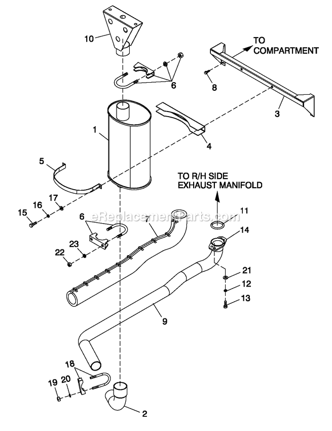 Generac 0052620 (4362178 - 4402530)(2006) 45kw 2.4 240 1p Al Quiet Srce -05-04 Generator - Liquid Cooled Muffler Exhaust 2.4l 45kw C2 Diagram