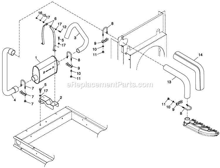 Generac 0053383 (5094266 - 5138427)(2008) Obs 1.6 240 1p St W/ T/S Cent -09-24 Generator - Liquid Cooled Exhaust System 1.6l Diagram