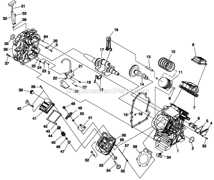 Generac 0054740 (4969211 - 5798357)(2010) 13kw Gt990 Watchdog No Switch -02-22 Generator - Air Cooled Engine (3) Diagram