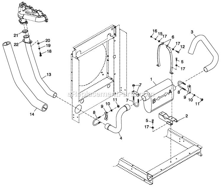 Generac 0055951 (5401524)(2009) Obs 27kw 2.4 120/240 1p Ng Al -04-15 Generator - Liquid Cooled Exhaust System 2.4l G2 Diagram