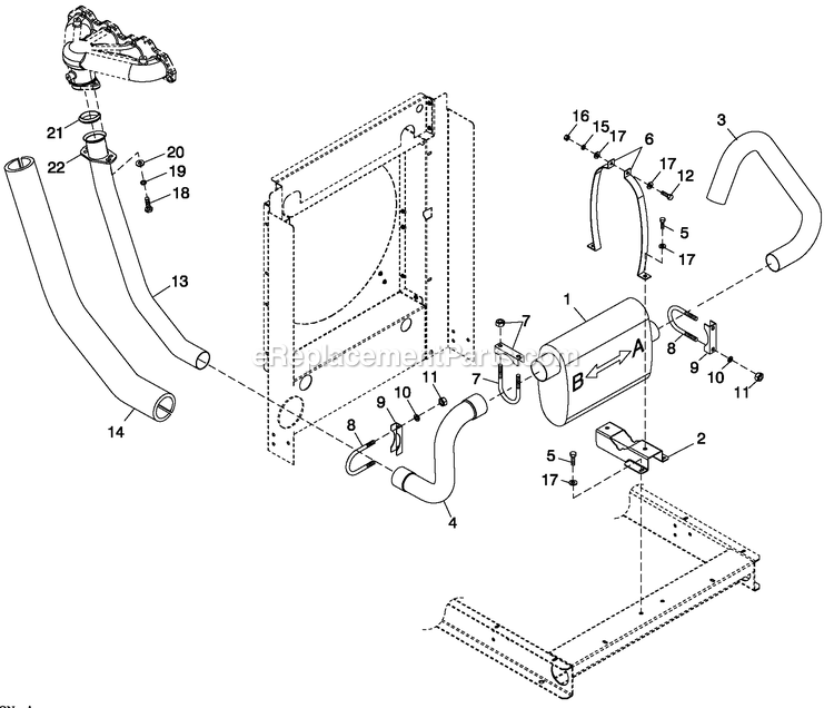 Generac 0055951 (5591199 - 5816156)(2010) Obs 27kw 2.4 120/240 1p Ng Al -03-05 Generator - Liquid Cooled Ev Exhaust System 2.4l Diagram