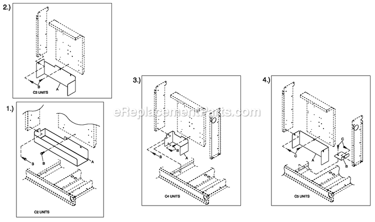 Generac 0055972 (5430851 - 5430855)(2009) Obs 36kw 2.4l 120/240 1p Ng Al -04-28 Generator - Liquid Cooled C4 Cb Connection Box Shielding C2/C4 Diagram