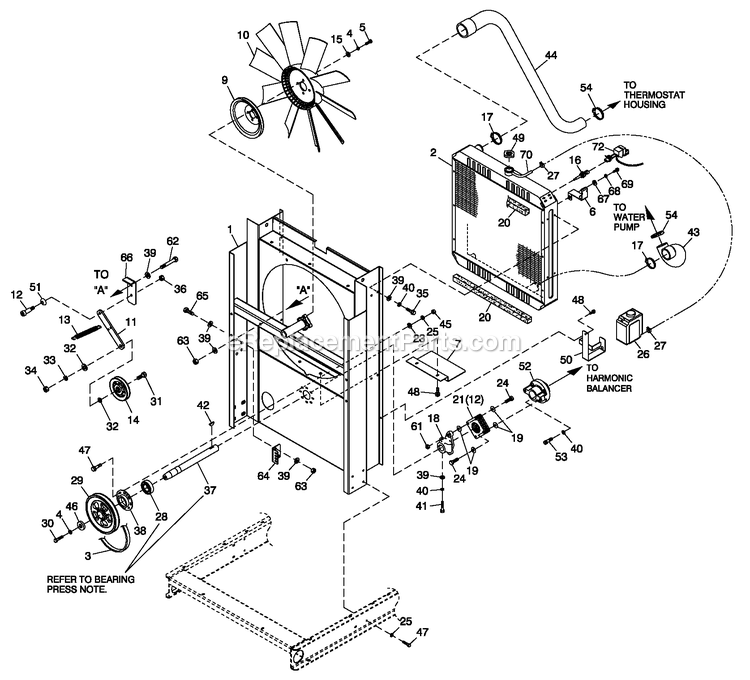 Generac 0055990 (5111202 - 5223746)(2008) Obs 48kw 4.2 240 1p Ng Al -11-25 Generator - Liquid Cooled Ev Cooling System 4.2l G3 Diagram