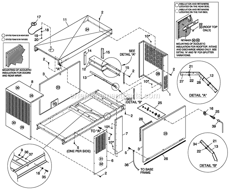 Generac 0056400 (5146322 - 5260394)(2008) 36kw 2.4l 120/240 1p Ng Al Qs -12-30 Generator - Liquid Cooled Enclosure C2 Diagram