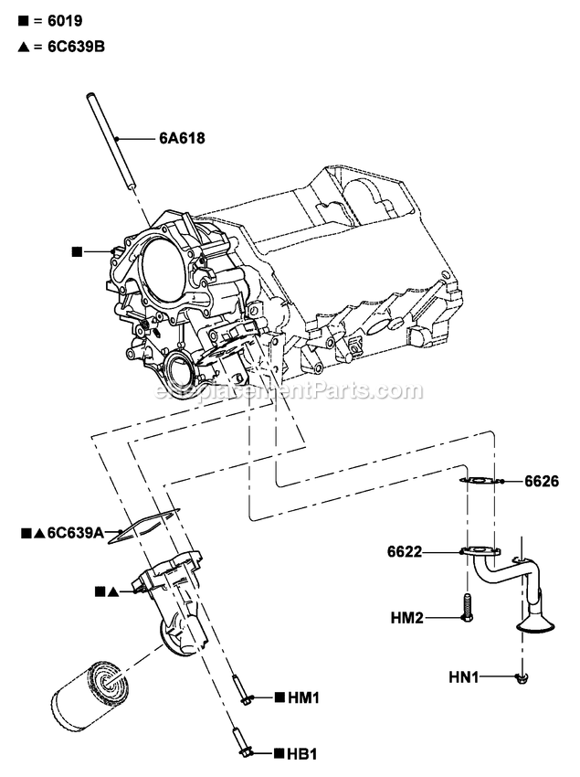 Generac 0057091 (6539631 - 6539632)(2011) 4.2l 30kw Lpv 240v Vzw O/S -09-06 Generator - Liquid Cooled 4.2l Gas Engine Oil Pump Diagram