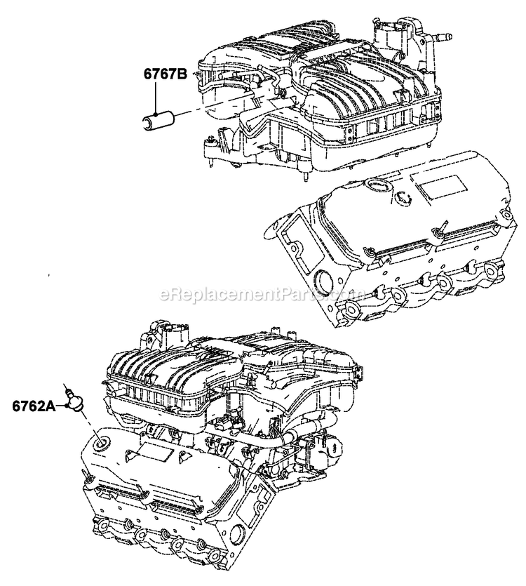 Generac 0057091 (6539631 - 6539632)(2011) 4.2l 30kw Lpv 240v Vzw O/S -09-06 Generator - Liquid Cooled 4.2l Gas Engine Pcv System Diagram