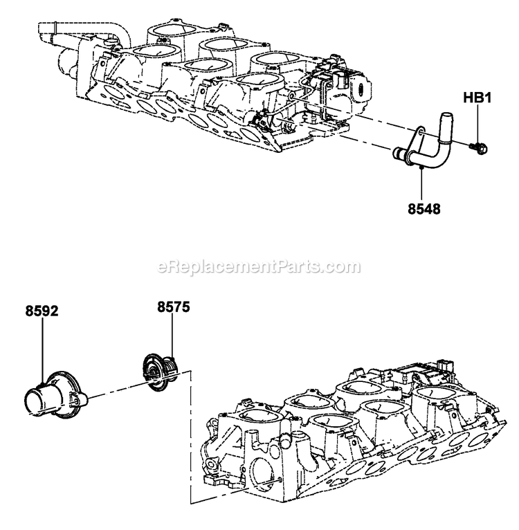 Generac 0057091 (6539631 - 6539632)(2011) 4.2l 30kw Lpv 240v Vzw O/S -09-06 Generator - Liquid Cooled 4.2l Gas Engine Thermostat Diagram