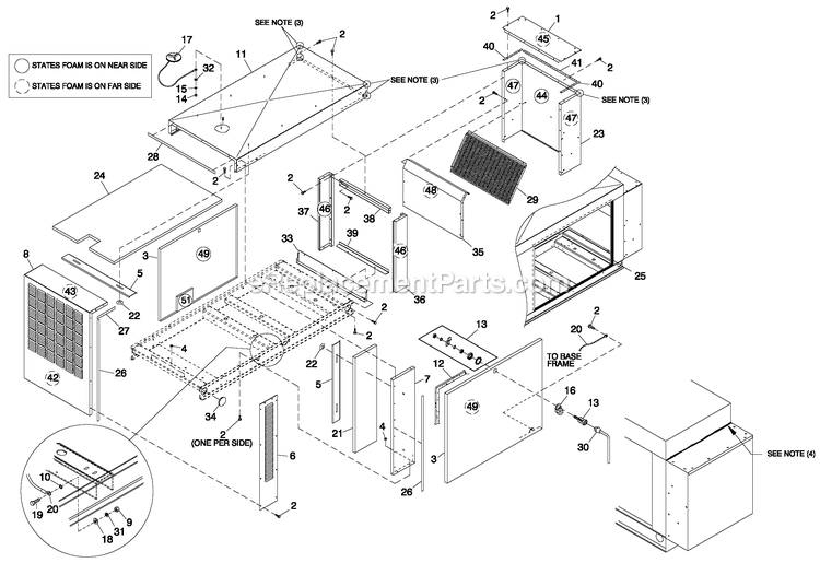 Generac 0057091 (6539631 - 6539632)(2011) 4.2l 30kw Lpv 240v Vzw O/S -09-06 Generator - Liquid Cooled Enclosure 4.2l G3 Telecom Diagram