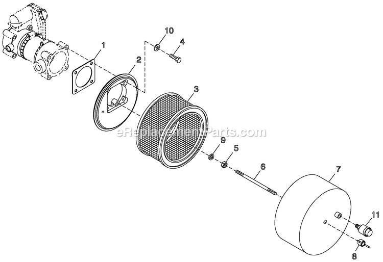 Generac 0057091 (6539631 - 6539632)(2011) 4.2l 30kw Lpv 240v Vzw O/S -09-06 Generator - Liquid Cooled Ev Air Cleaner 4.2l G3 Telecom Diagram