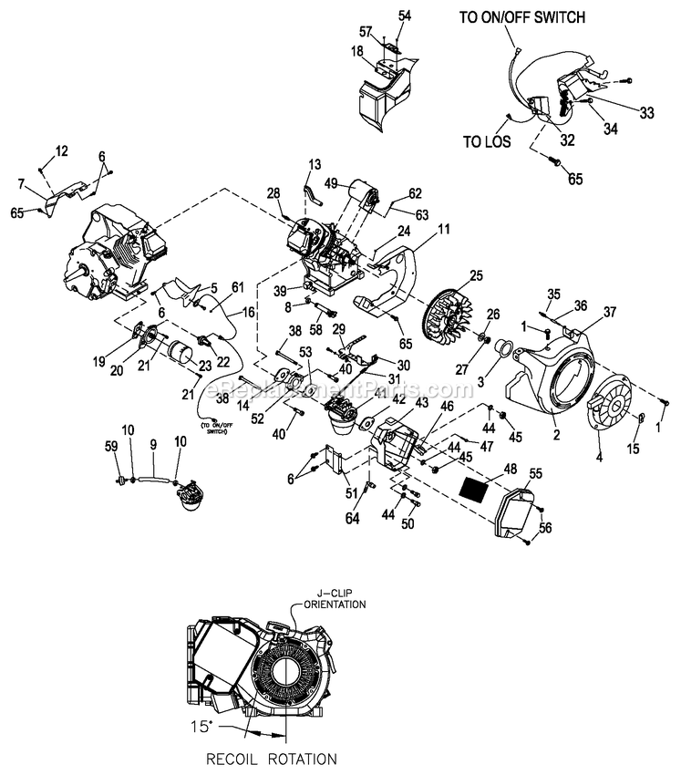 Generac 0057982 (6666017 - 9795204)(2015) Xg 7kw Es 410cc 49st -07-02 Generator Xg 7000e, 410cc Engine Trim Diagram