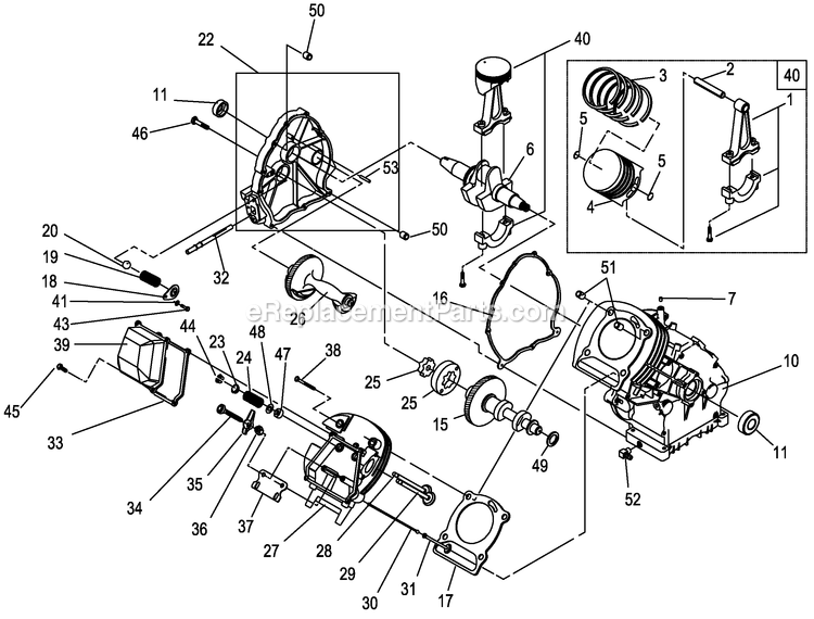 Generac 0058912 (7757457 - 7892988)(2013) 8kw/410 Cent+10c T/Sw -02-22 Generator - Air Cooled Longblock Parts Diagram