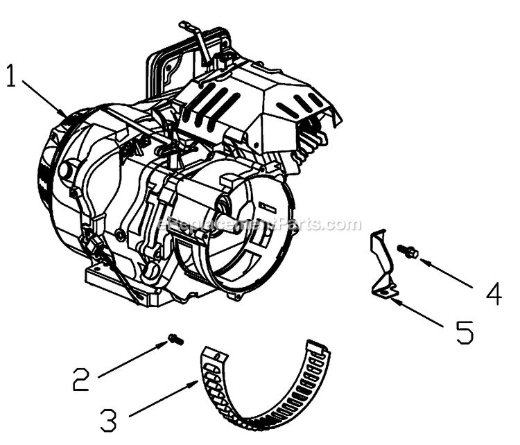 Generac 0059396 (7195529A - 7345509A)(2012) Gp5500 389 49st W/O Cord -08-27 Generator Engine Diagram