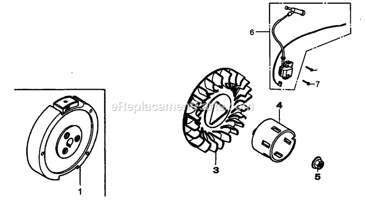 Generac 0061103 (7107898A - 8278535A)(2016) Gp5500 389 49st W/Cord -05-09 Generator Flywheel Diagram