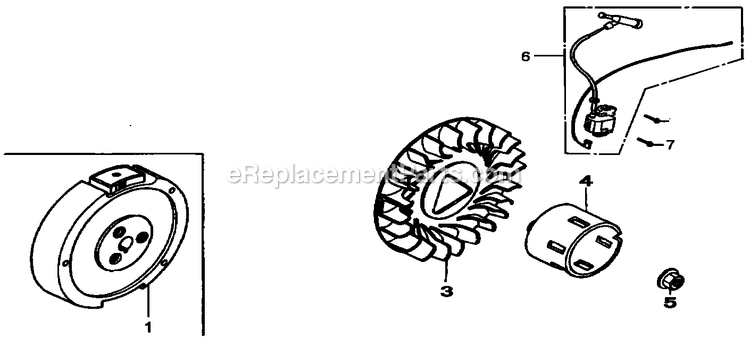 Generac 0064260 (7959979A - 7960163A)(2013) Gp5000 50hz 389cc Austrl -02-28 Generator Ignition Comp. Diagram