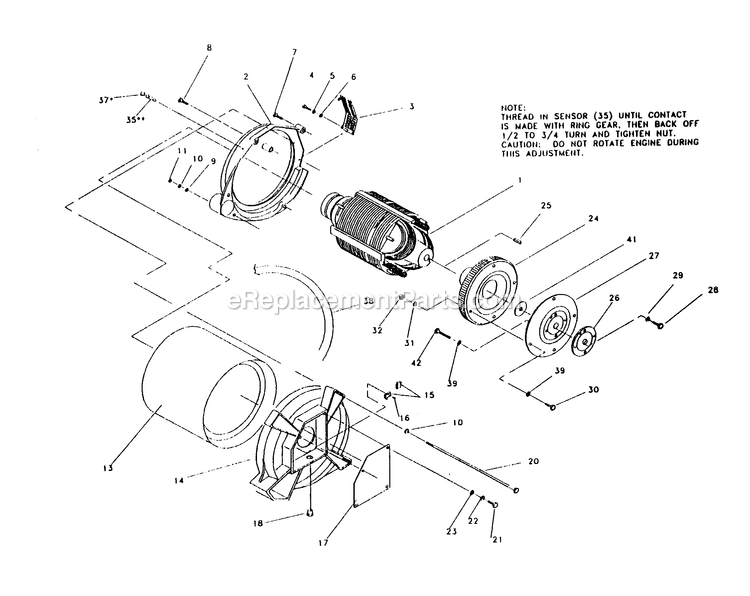 Generac 0610-1 Gen Ii 25kw Generator Generator Diagram