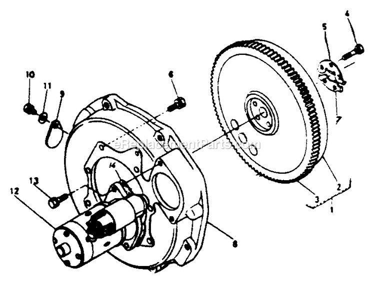 Generac 1008-B 250a Dc  Welder Flywheel Diagram