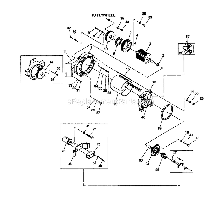 Generac 4060-0 Gr-70 -  Trailerized Generator Assembly Diagram