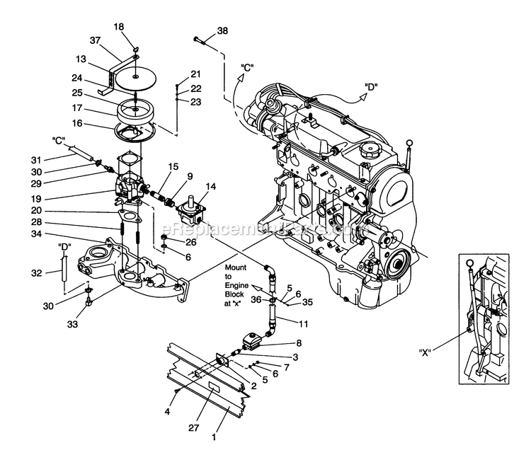 Generac 4189-1 Lp Liquid-Cooled Guardian Gaseous Fuel System Diagram