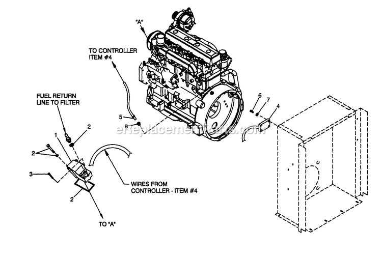 Generac 4360-1 Gr-70 Generator Electronic Governor Diagram