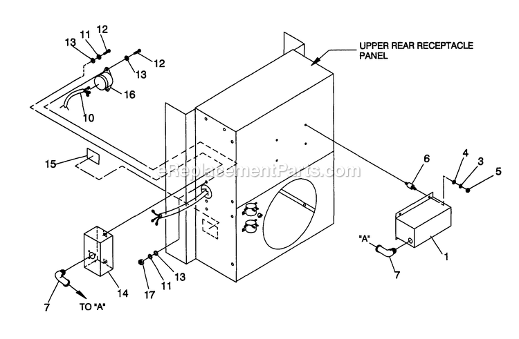 Generac 4365-1 Gr-190 Generator Battery Charger Diagram