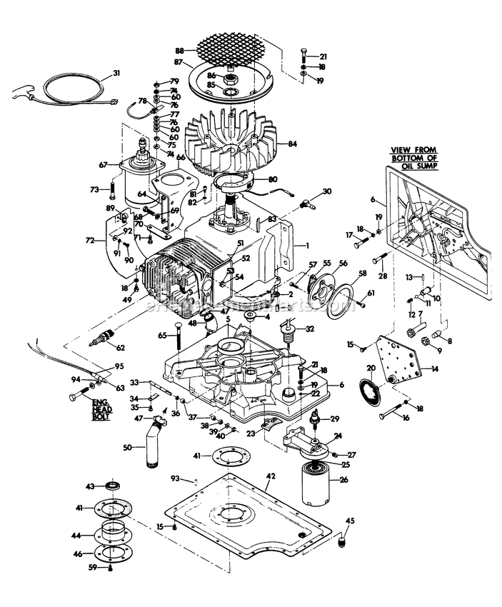 Generac 6208-0 3000w Xp Alt Alternator Engine Parts Diagram